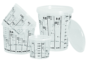 Mixing cups etalon