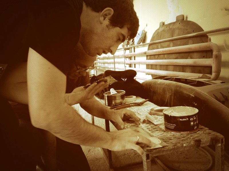 Etalon polyester putty testing